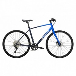 Trek FX 3 Disc Shimano Deore 10V 700mm Fitness Bike Alpine Blue to Deep Dark Blue Fade