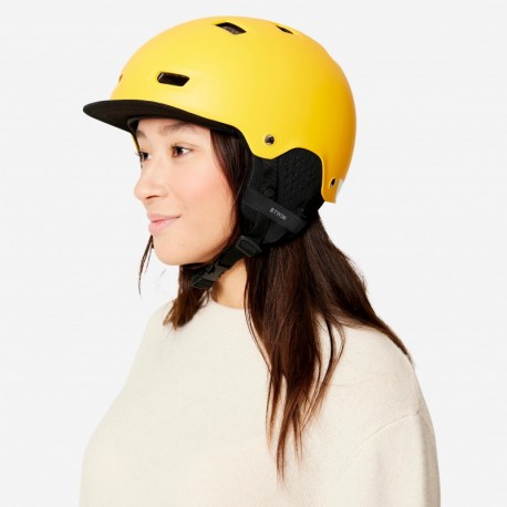 City Cycling Bowl Helmet Yellow