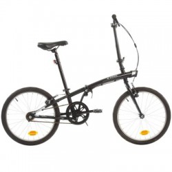 20 Inch Folding bike BTWIN 100 Black