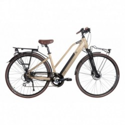 Bicyklet Camille Electric City Bike Shimano Acera/Altus 8S 504 Wh 700 mm Ivory Beige