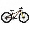 Scamp children's mountain bike HighFox microSHIFT Mezzo 8V 24'' Brown Yellow